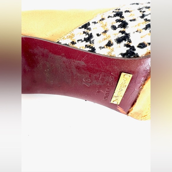 Dolce & Gabbana Houndstooth Heels - Made in Italy 37 - Picture 5 of 12